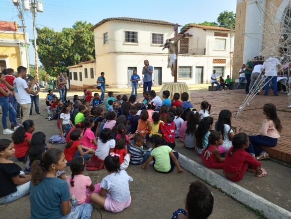 En fotos: Promueven la historia del Cristo de la Salud de Zaraza entre los más pequeños